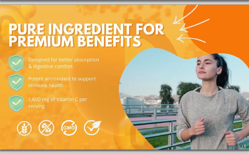 VITAMISAN Liposomal Vitamin C - 100 Capsules (Pack of 2) | High Absorption, Immune Support, No GMO