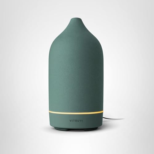 Vitruvi Stone Diffuser - Ceramic Ultrasonic Essential Oil Diffuser | 90ml
