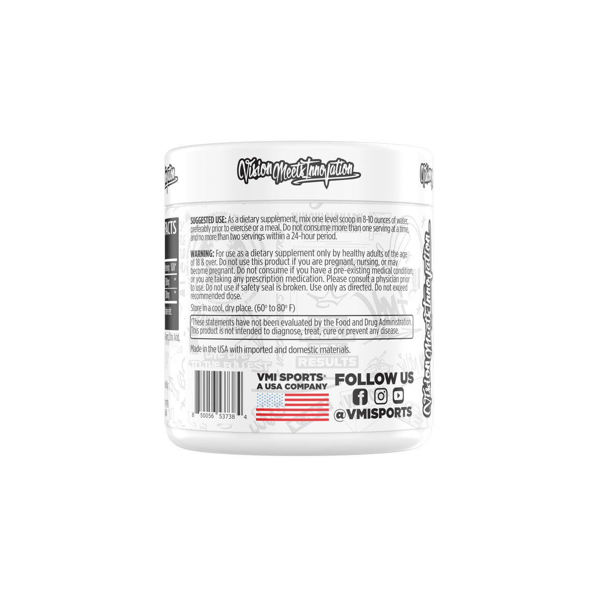 VMI Sports L-Carnitine 3000 Powder – 3000 mg/serving | Patriot Pop | 30 Servings BritishVita | Premium UK Vitamins & Wellness Supplements