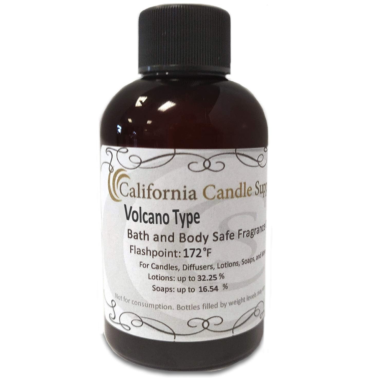 Volcano Type Fragrance Oil 4oz for Candles & Soap | Citrus, Berries & Jasmine