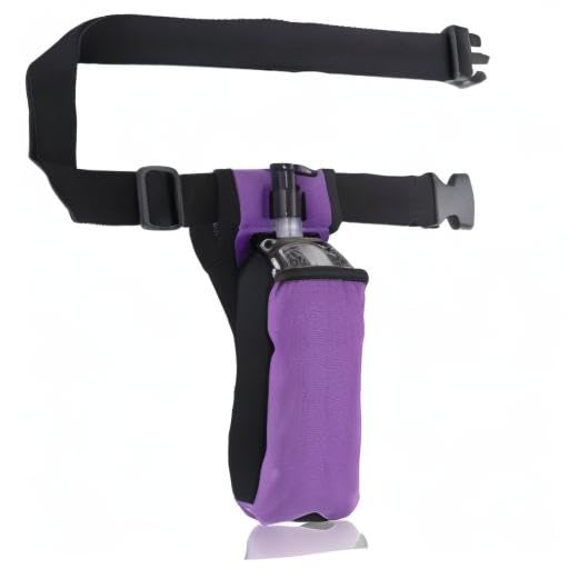 WEARWAN Massage Oil Holster – Adjustable & Durable Bag Only (Bottle Not Included, 1B-Purple)