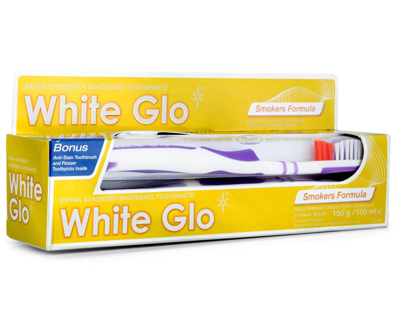 White Glo Smokers Formula Whitening Toothpaste 100ml