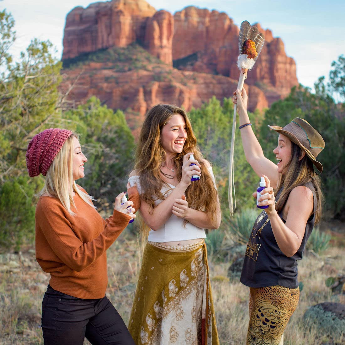 White Sage Smudge Spray (4oz) - Cleanse & Protect - Smokeless Sage Mist with Real Quartz - Made in USA