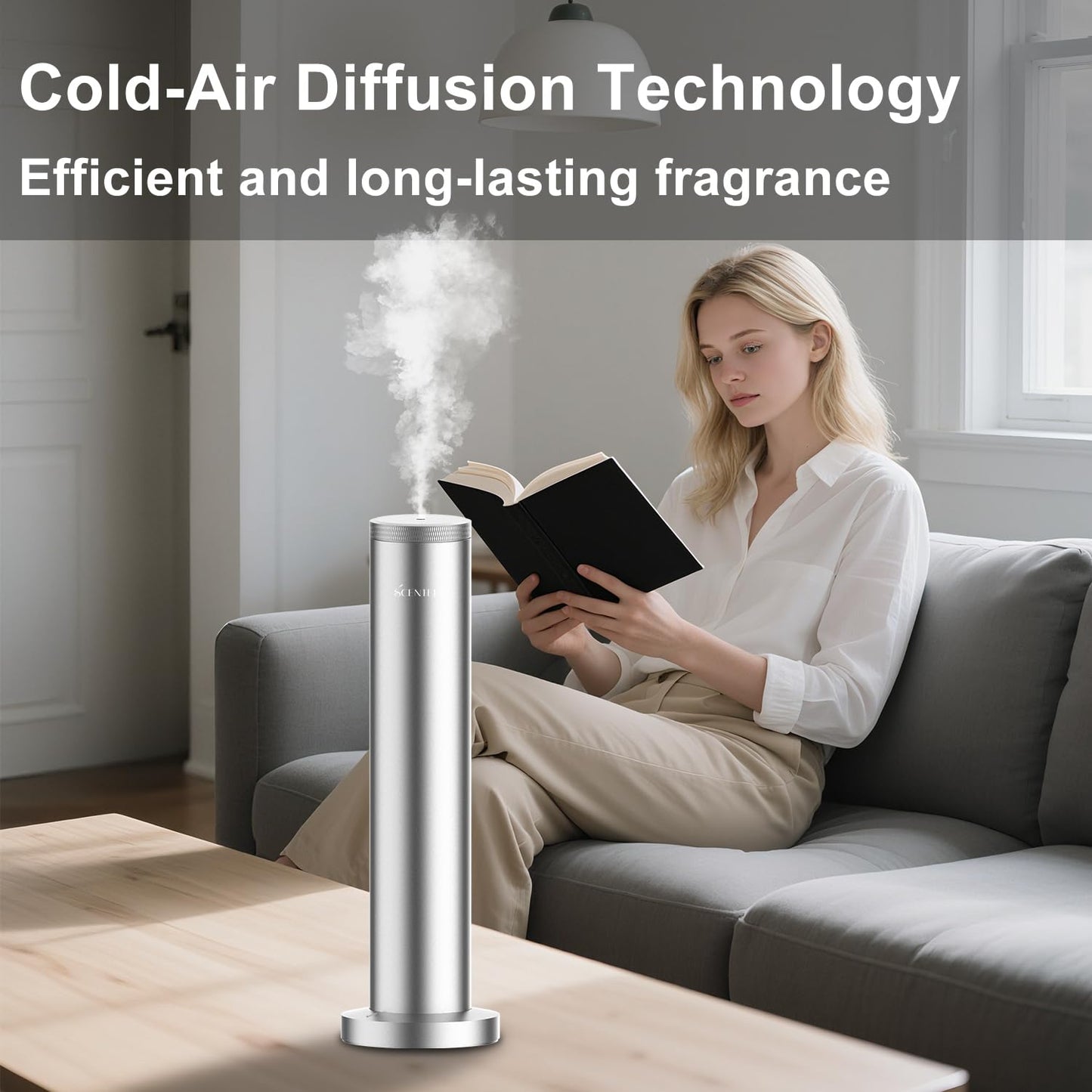 Wireless Scent Diffuser Cordless – 5000mAh Battery, App