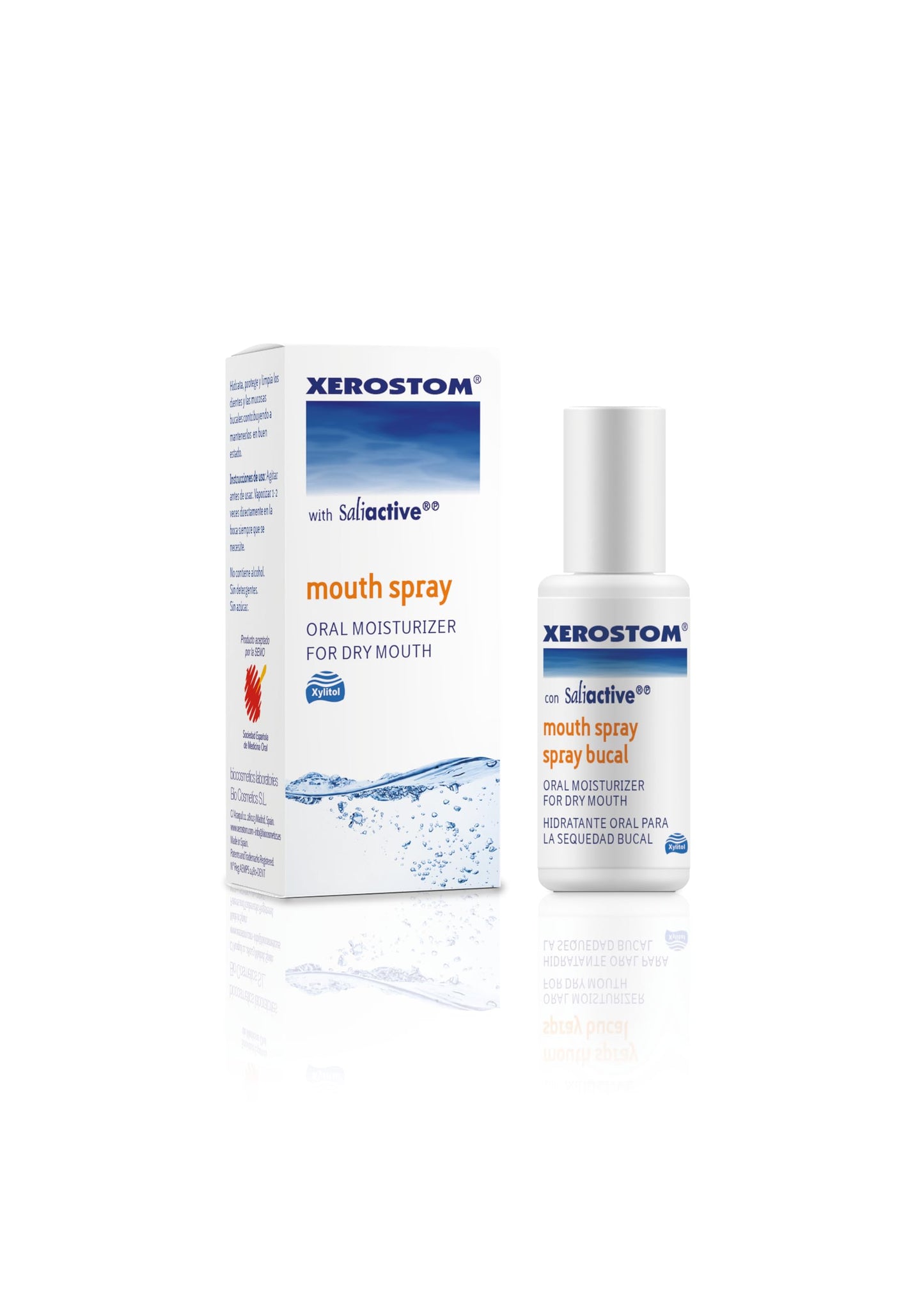 Xerostom With Saliactive For Dry Mouth Or Xerostomia Mouth Spray 15ml
