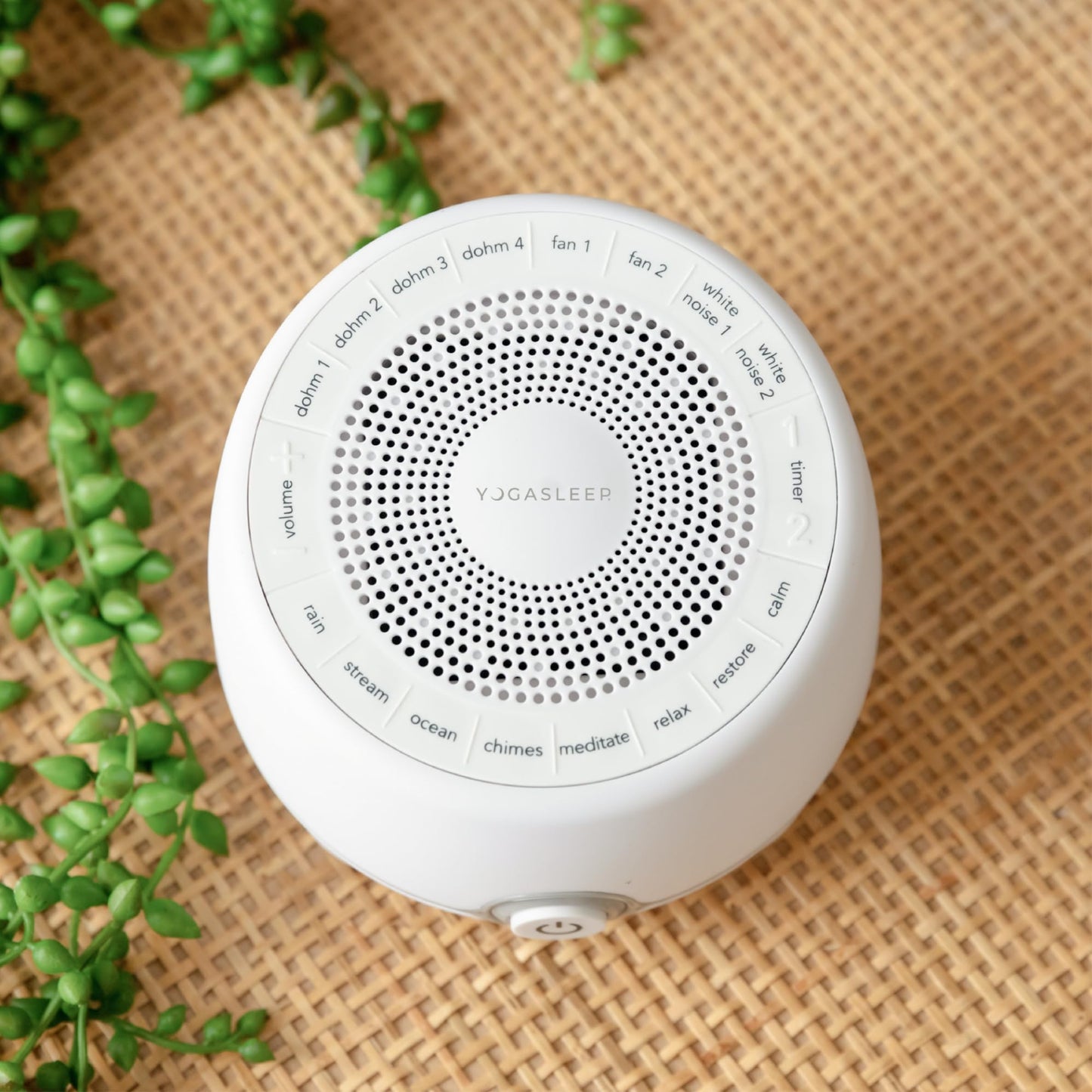 Yogasleep Whish White Noise Machine — 16 Soothing Sounds, Compact Travel Size