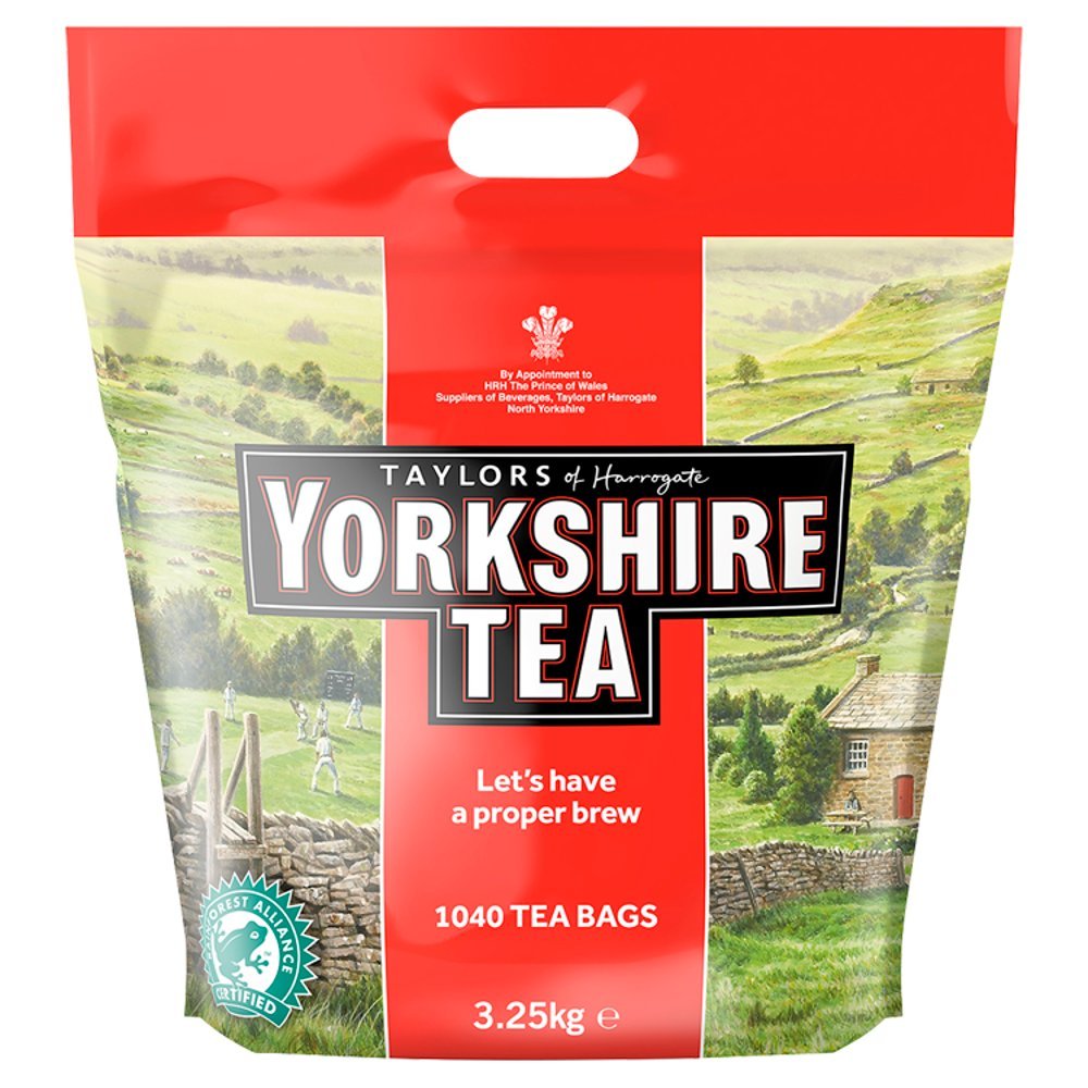Yorkshire Tea 1040 Tea Bags 3.25kg BritishGram.com