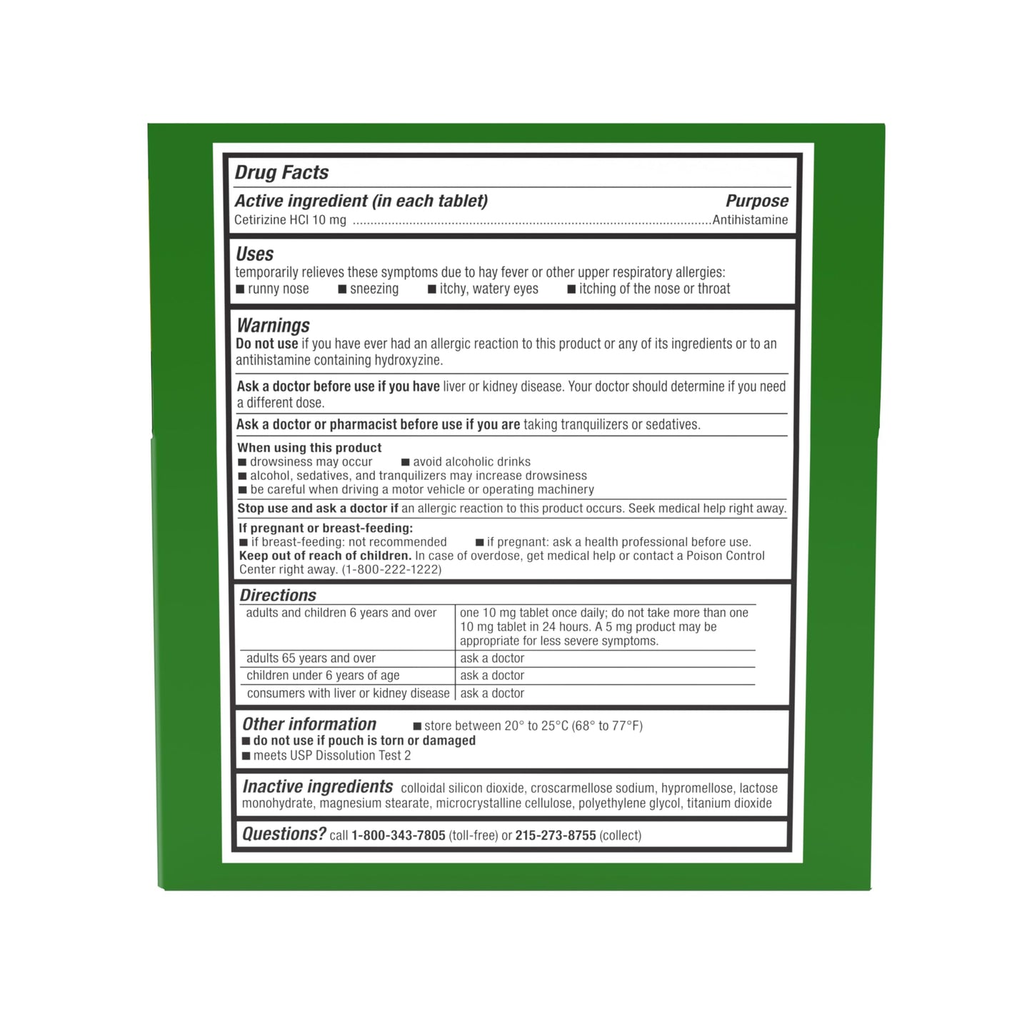 Zyrtec 24 Hour Allergy Relief Tablets | Cetirizine HCl for Indoor & Outdoor Allergies