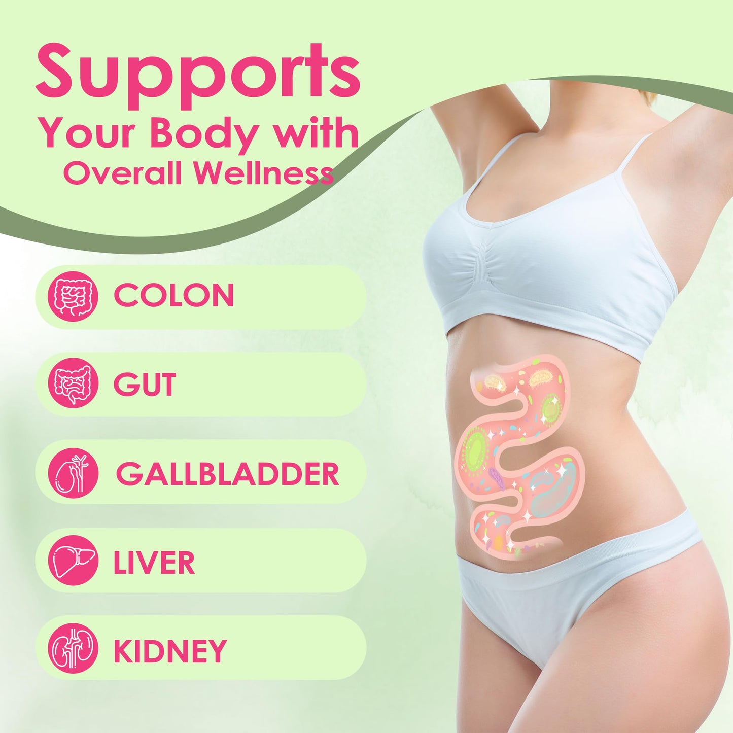 1 Day Happy Colon Cleanser - Gentle Herbal Digestive Support, 8 fl oz (1 Pc)