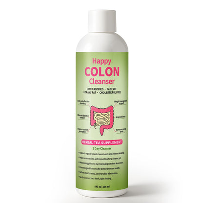 1 Day Happy Colon Cleanser - Gentle Herbal Digestive Support, 8 fl oz (1 Pc)