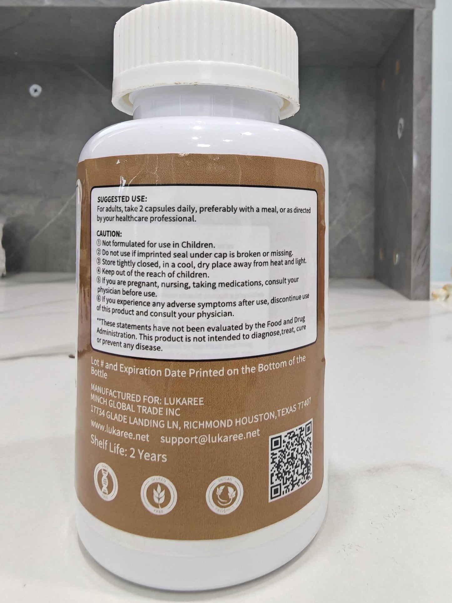 10-in-1 Cortisol Support Supplement – Vegan 120 Capsules | Ashwagandha, L-Theanine, Magnesium