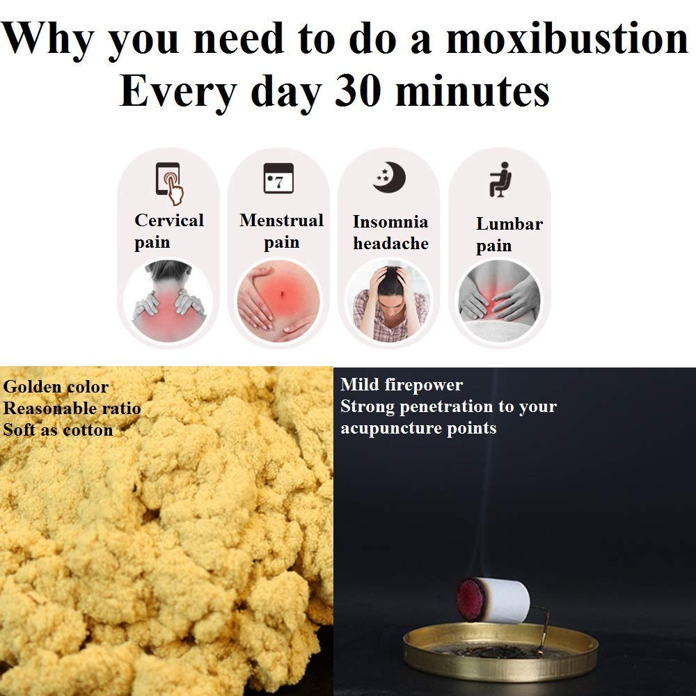 10-Years Purity 60:1 Moxa Sticks Rolls – 54 Rolls of Pure Moxibustion