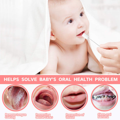 102PCS Baby Tongue Cleaner & Finger Toothbrush Set – 0-36 Months