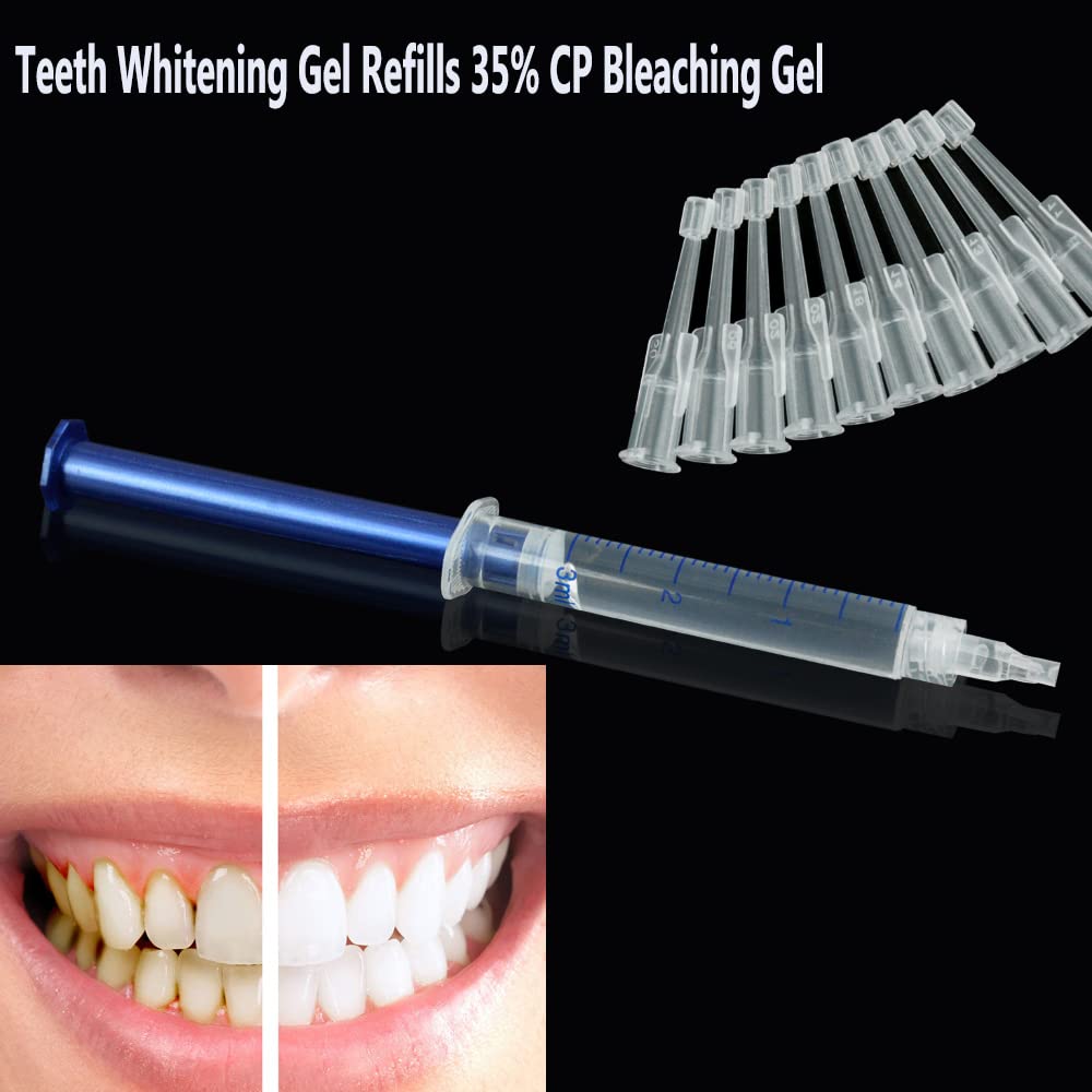 10PCS 3ml Teeth Whitening Gel Syringes - 35% CP | At-Home Whitening Kit