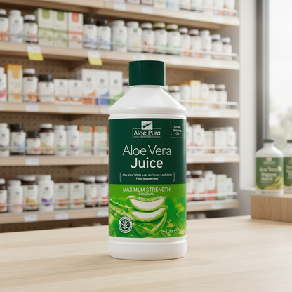 Aloe Pura Aloe Vera Juice Max Charcoal Filtered - 1ltr