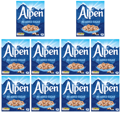 10 x Alpen No Added Sugar 550Gm