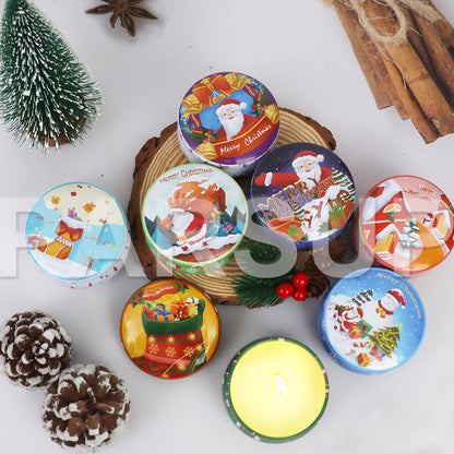 12 Pack Christmas Scented Candles – 2.5oz Jars, 12 Fragrances, 12-Hour Burn Time, Gift for Mom, Grandma, Teacher, Coworkers