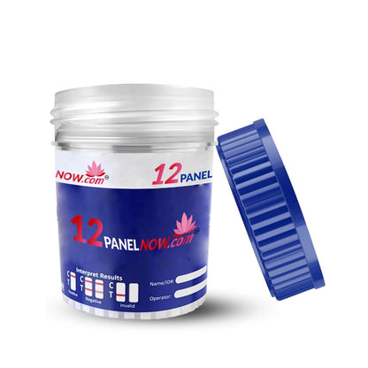 12-Panel Drug Test Kit for All Drugs – Urine Test Cup with Temperature Strip