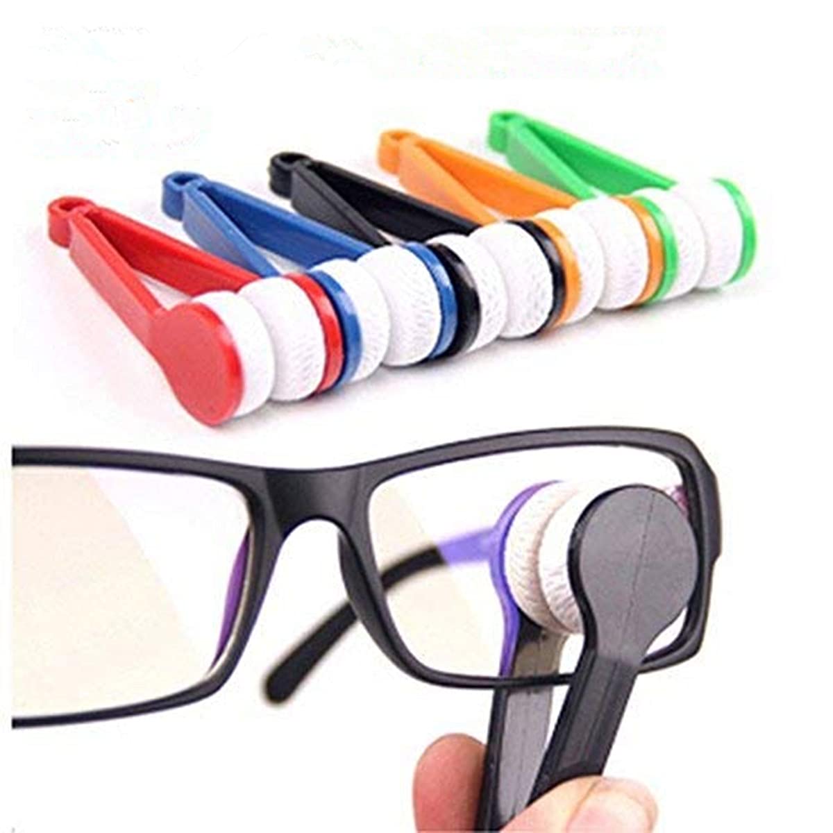 12 pcs Mini Eyeglass Microfiber Cleaner Brush Set - Random Color | The Flash Store