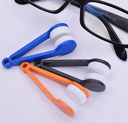 12 pcs Mini Eyeglass Microfiber Cleaner Brush Set - Random Color | The Flash Store