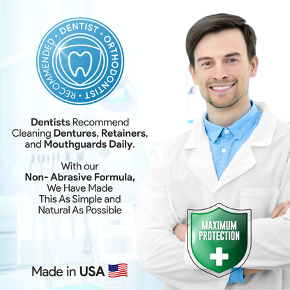 120 Overnight Retainer & Denture Cleaning Tablets – Extra Strength