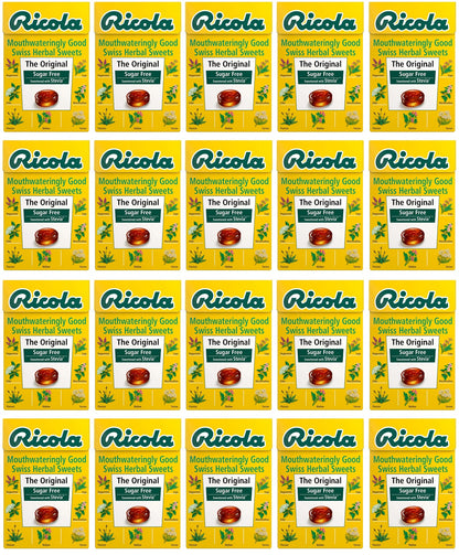 20 x Ricola Herb Sugar Free Box with STEVIA - 45g