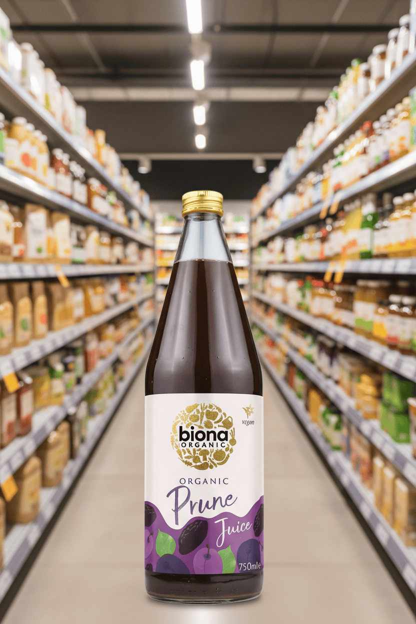 Biona Prune Juice  Organic -no added sugar - 750ml