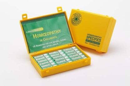 18 Remedy Homeopathic Childbirth Kit - Compact, Economical & Robust