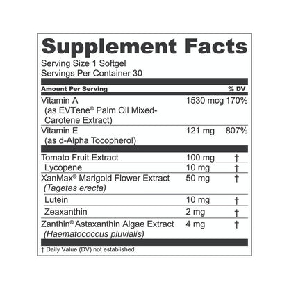 1MD Nutrition VisionMD Eye Vitamin CARMIS with Lutein & Zeaxanthin – 60 Softgels (2-Pack)