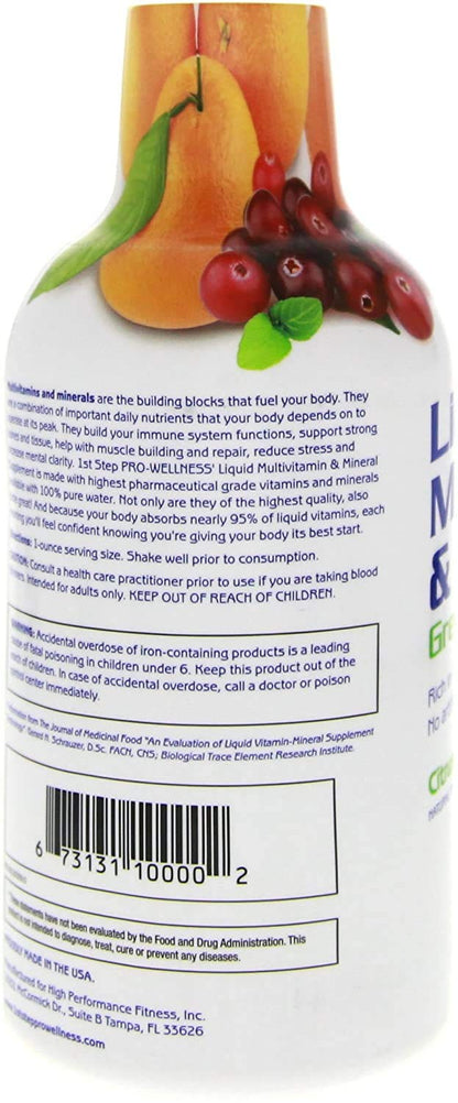 1st Step Energy Liquid Multivitamin & Mineral Citrus Burst – 16 fl oz (473 ml)