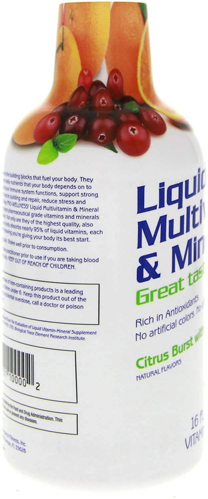 1st Step Energy Liquid Multivitamin & Mineral Citrus Burst – 16 fl oz (473 ml)