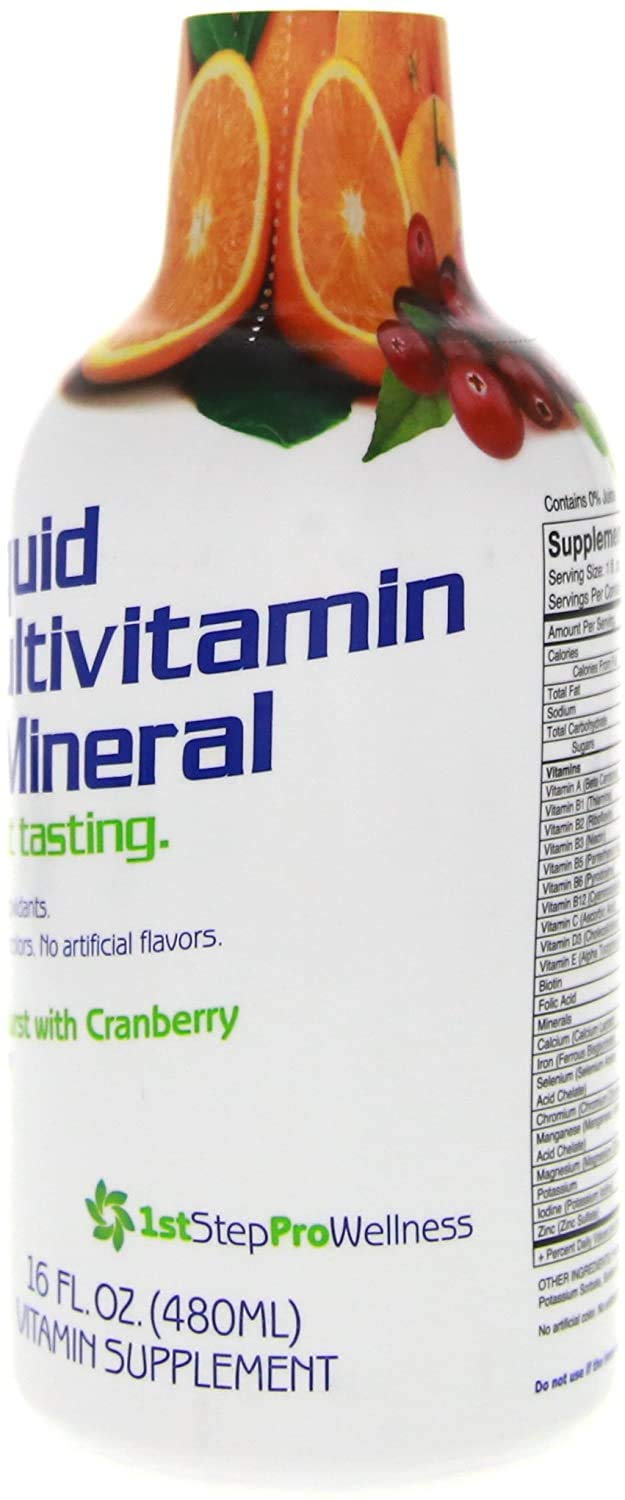 1st Step Energy Liquid Multivitamin & Mineral Citrus Burst – 16 fl oz (473 ml)