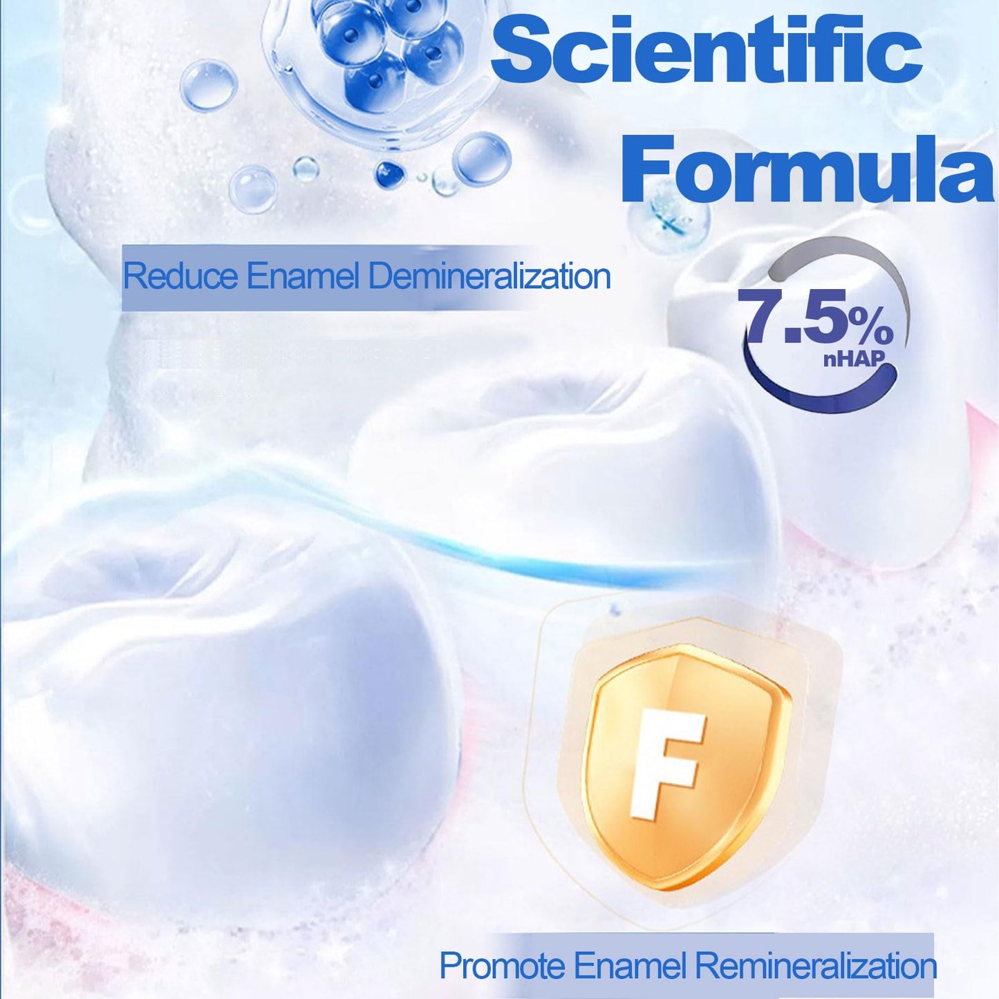 2 Pack Fluoride Free Nano Hydroxyapatite Toothpaste – Whitening & Remineralization