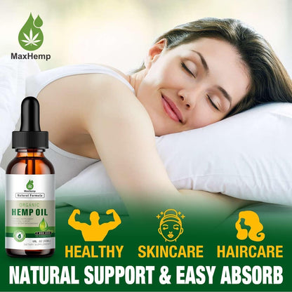 2 Pack Organic Hemp Oil Premium – Maximum Strength 2,800,000 | Pain Relief, Skin & Anxiety