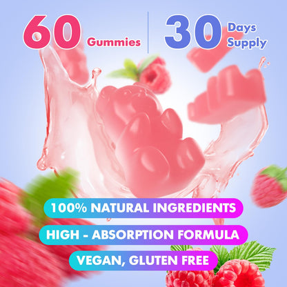 2 Pack HMB & L-Leucine 3000mg Gummies with Calcium | Vegan, Gluten-Free, Non-GMO