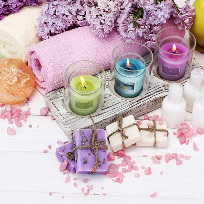 20 Pack Scented Aromatherapy Candles – 10 Fragrances Soy Votive Gift Set
