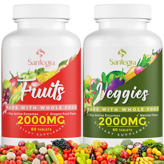 2000 MG Fruit & Veggies Supplement – 35+ Fruits & Vegetables, 120 Tablets BritishVita | Premium UK Vitamins & Wellness Supplements