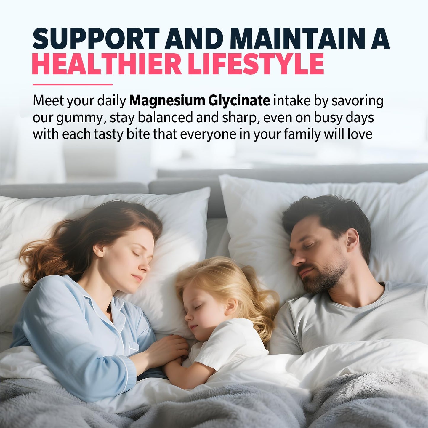 200mg Magnesium Glycinate Gummies – High Absorption Raspberry, 2-Pack (120 Count)