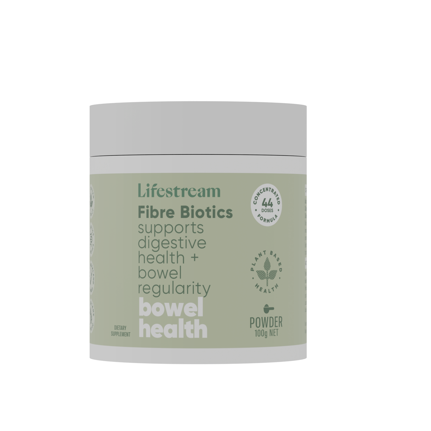 Lifestream Bowel Biotics Fibre + Digestive Enzymes