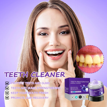 2025 Mineral Tooth Powder for Whitening, Strengthening & Gum Care - Purple