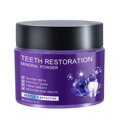 2025 Mineral Tooth Powder for Whitening, Strengthening & Gum Care - Purple