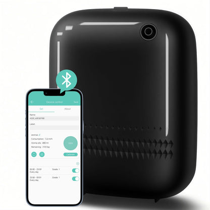 2025 Upgraded Bluetooth Smart Scent Air Diffuser – 2000 Sq Ft Coverage, 400ml Capacity, Waterless HVAC Diffuser (No Essential Oils)