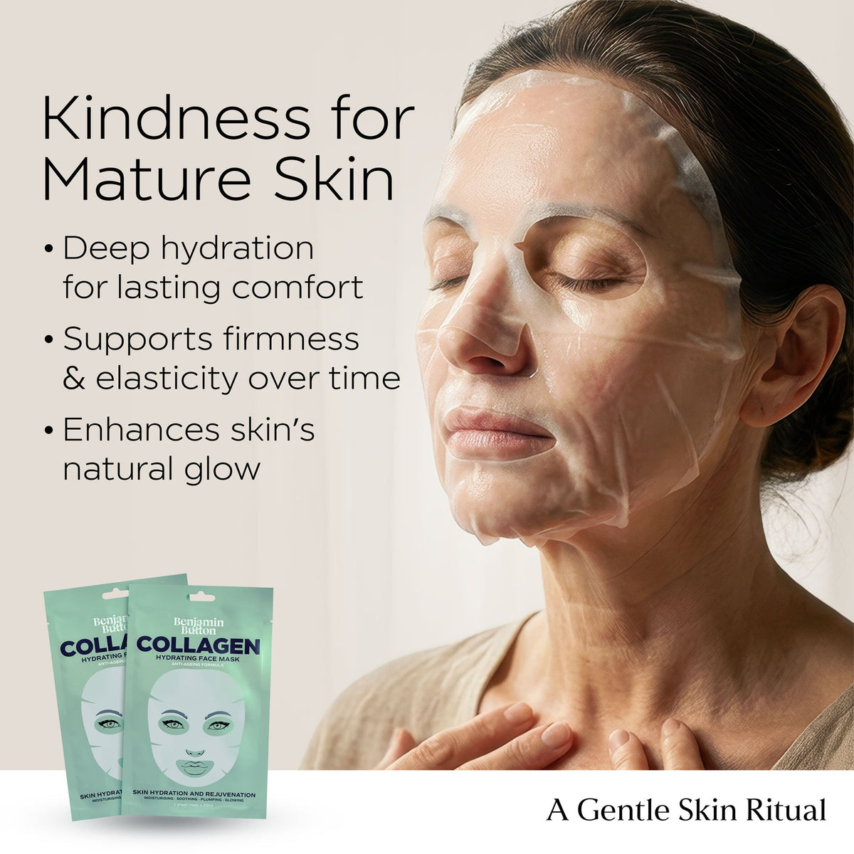 Collagen Hydrating Face Mask Benjamin Button