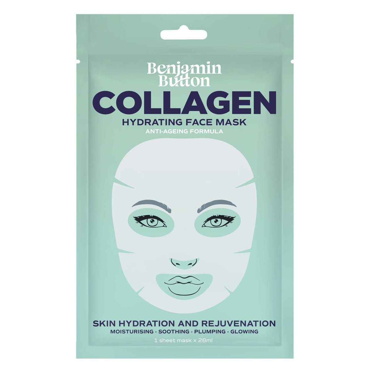 Collagen Hydrating Face Mask Benjamin Button