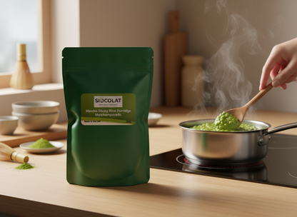 Matcha Sticky Rice Porridge Champorado Serves 4 200g