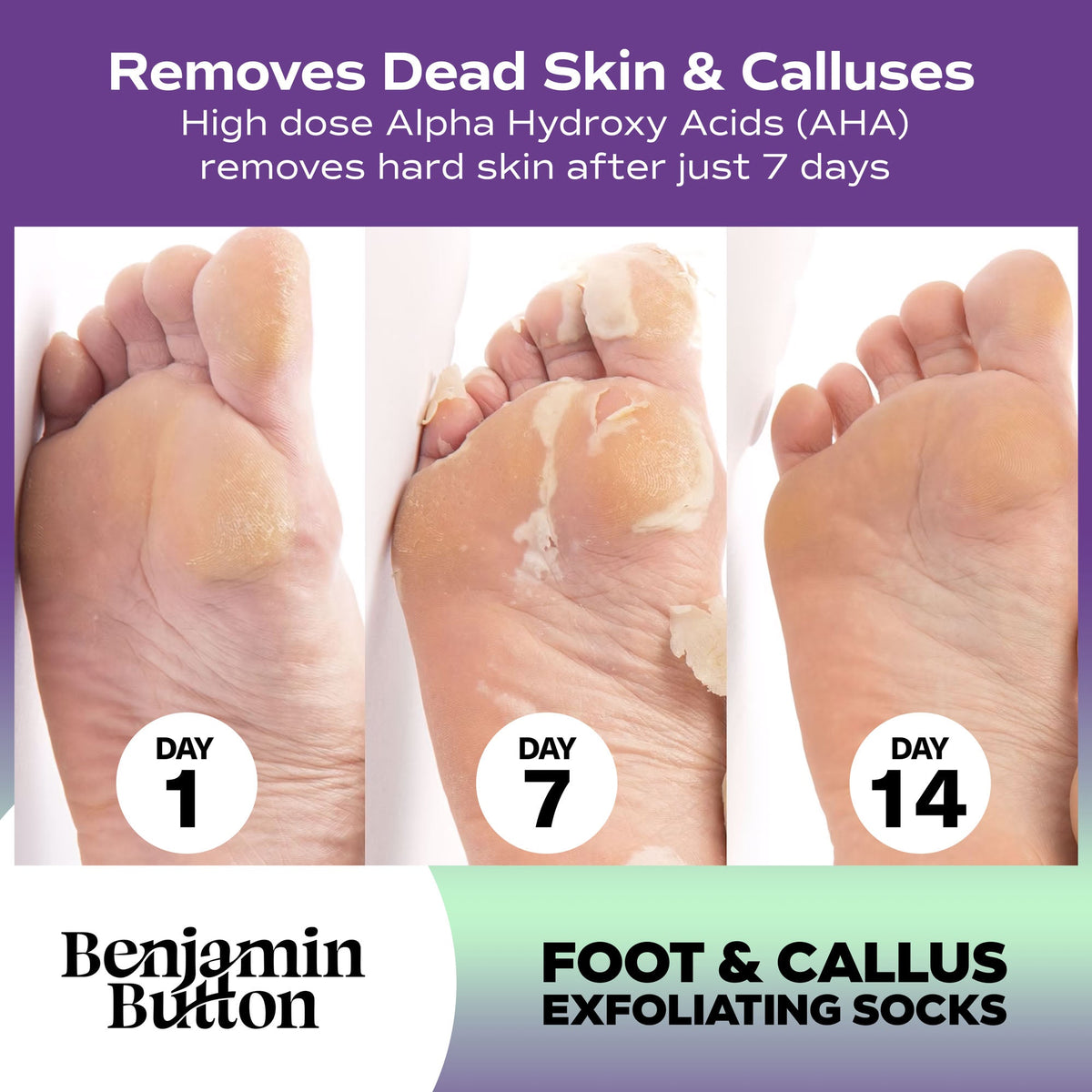 Advanced Exfoliating Foot Mask Single Benjamin Button