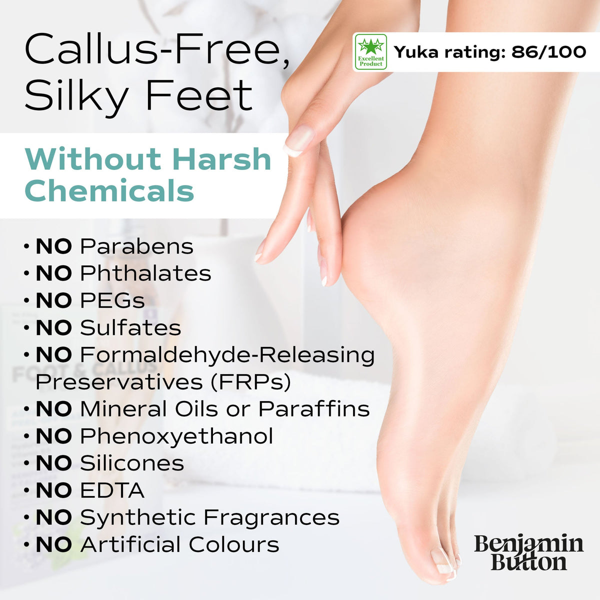 Advanced Exfoliating Foot Mask Single Benjamin Button