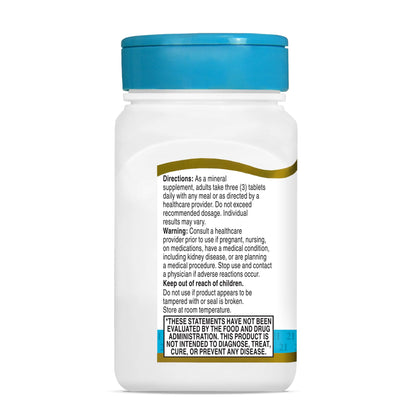 21st Century Cal Mag Zinc +D Tablets, 90 Count | Bone Health Support
