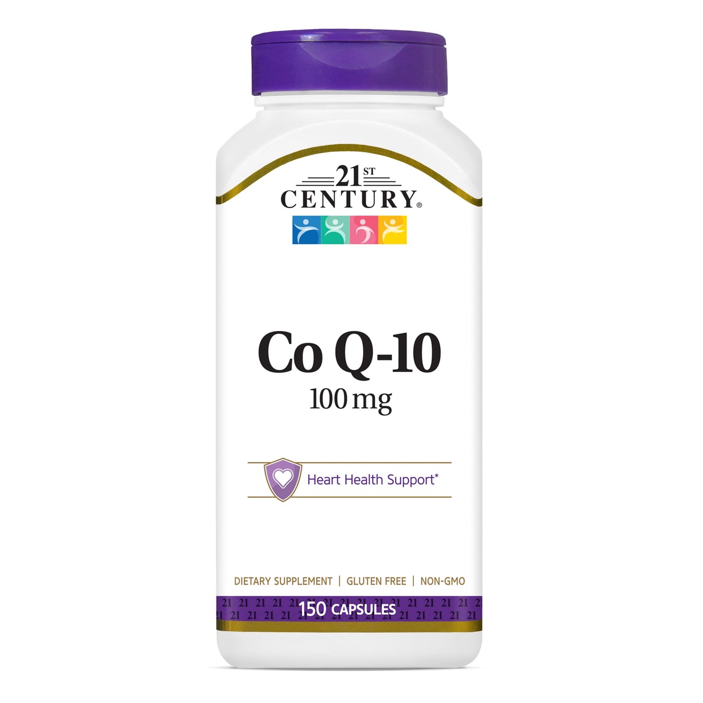 21st Century CoQ10 100 mg, 150 Capsules | Heart Health Support