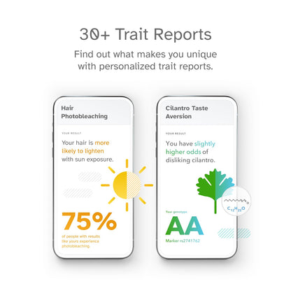 23andMe Ancestry Service - DNA Test Kit, Personalized Genetic Legacy, 4,500+ Geographic Regions, Ancestry Test, Family Tree, DNA Relative Finder, Origins, Ethnicities, Traits, Ancestry Reports